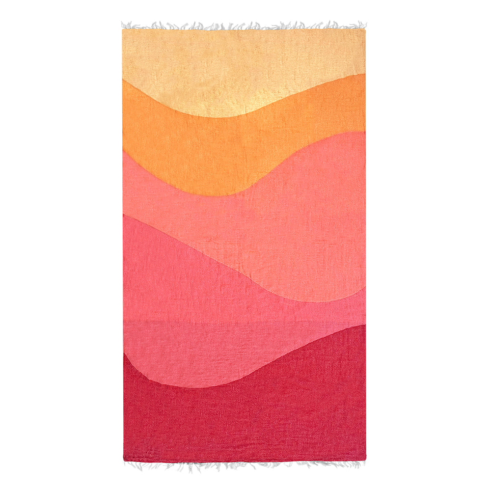 Waves - Turkish Beach Towel