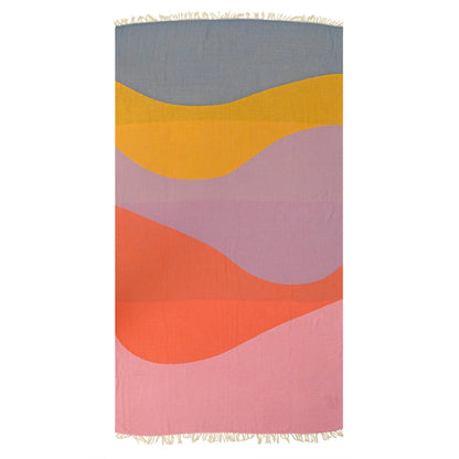 Waves - Turkish Beach Towel