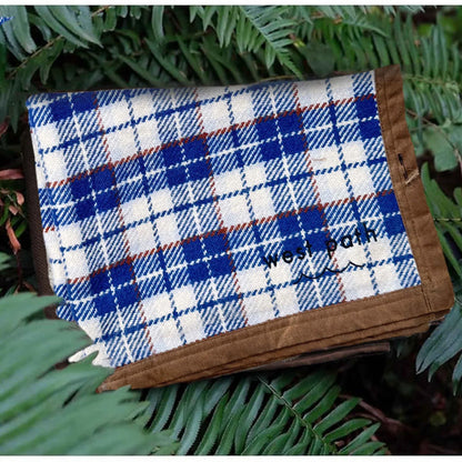 Canvas Camping Blanket - Waxed Canvas Outdoor Blanket / Bushcraft Blanket
